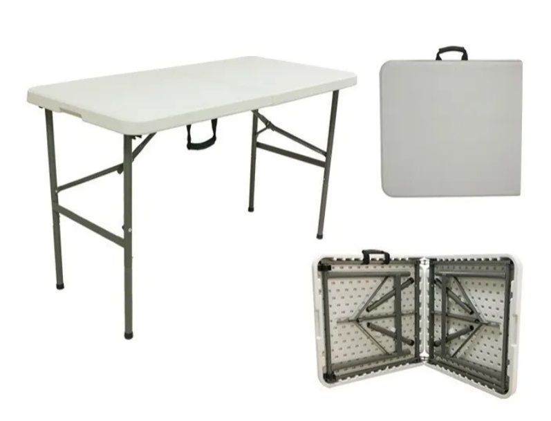Mesa plegable 122*60*74cm tipo maleta-1