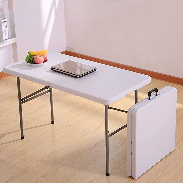 Mesa plegable 122*60*74cm tipo maleta-7