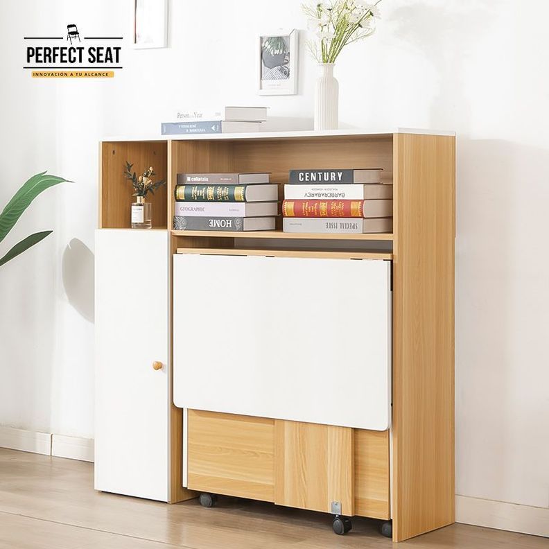 Juego De Comedor + 4 Pisos + Mueble Organizador Ba-1