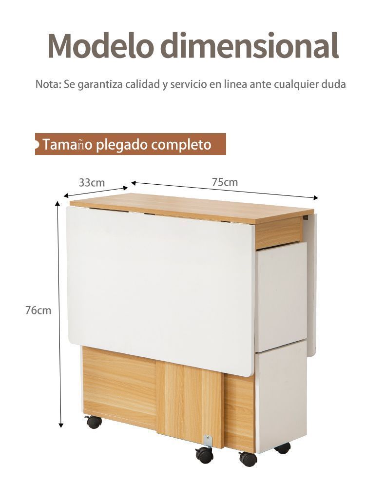 Juego De Comedor + 4 Pisos + Mueble Organizador Ba-6