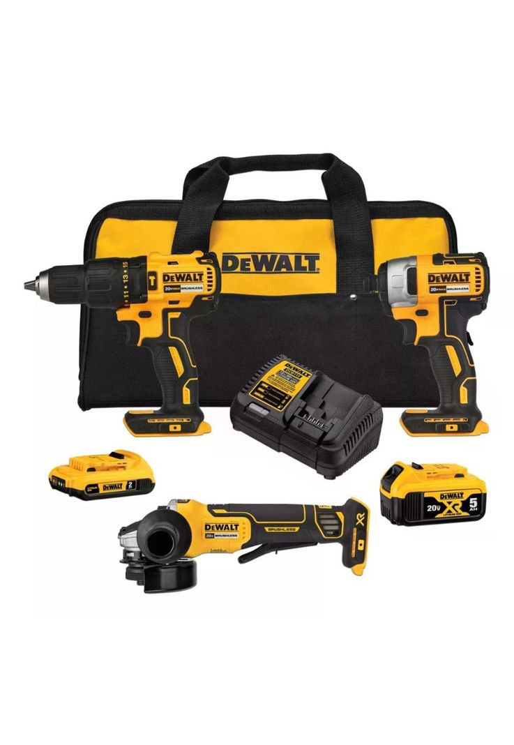 Kit Herramientas 20v Máx + Accesorios Dewalt Dck332d1p1-b2-0