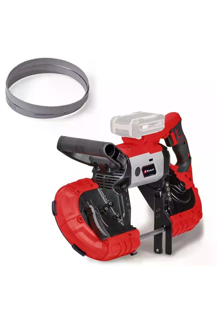 SIERRA BANDA EINHELL 18v TE-MB 18/127 Li-Solo SIN BAT NI CAR Rojo