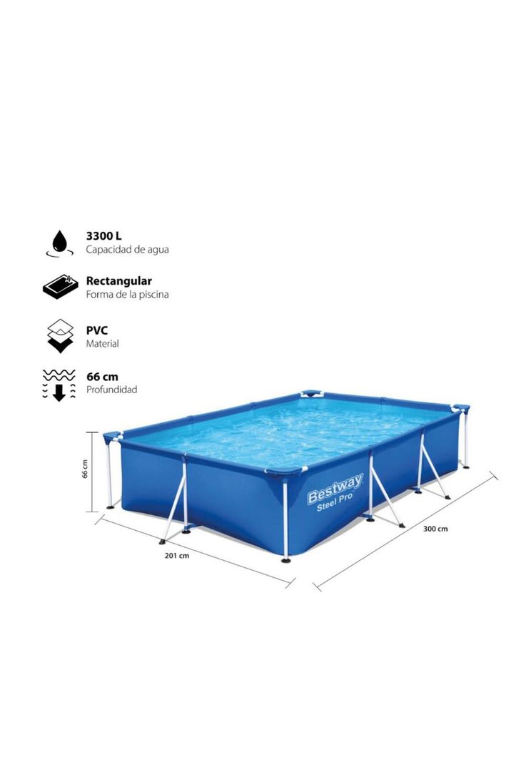 PISCINA ARMABLE 3.00M X 2.01M X 66CM-1