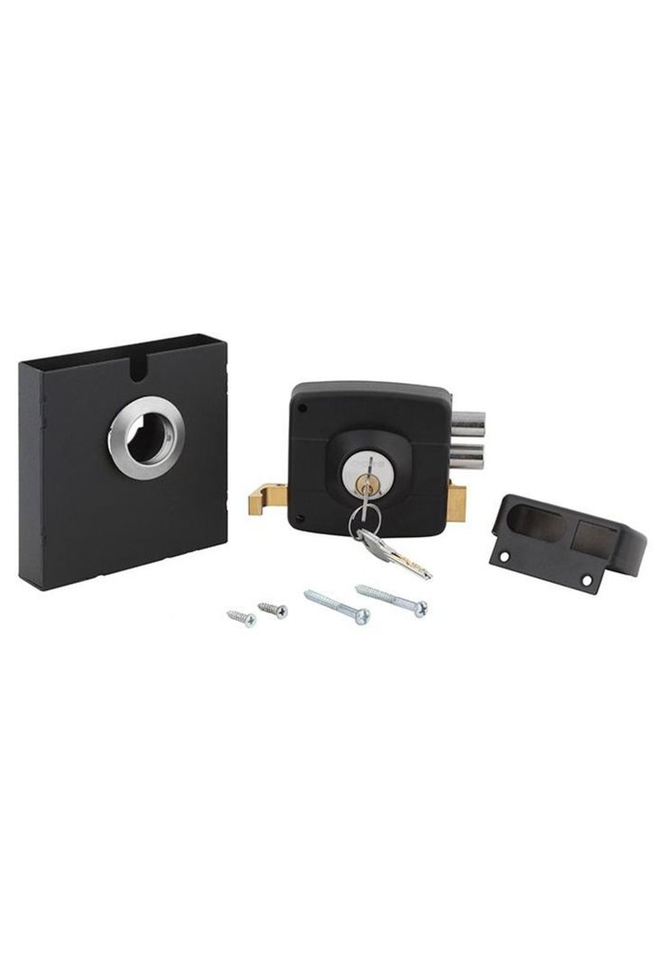 CERRADURA SOBREPONER ODIS 323 NEGRA C/CAJA SOLDAR-2