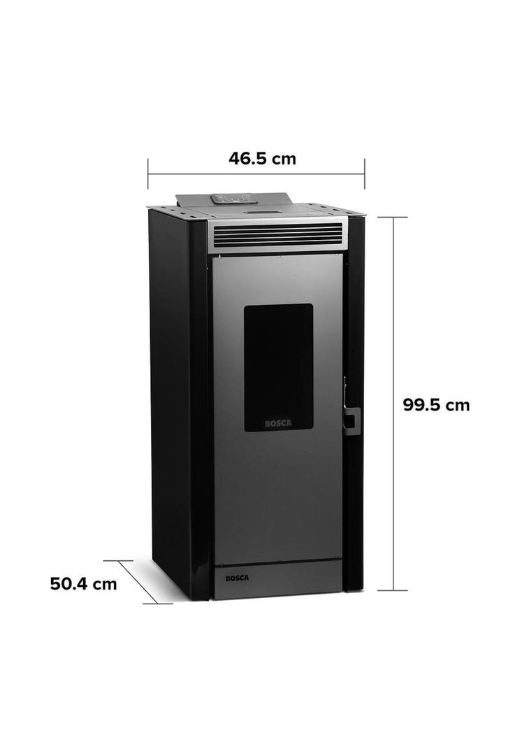 CALEFACTOR BOSCA A PELLET HERA NEGRO BV-3