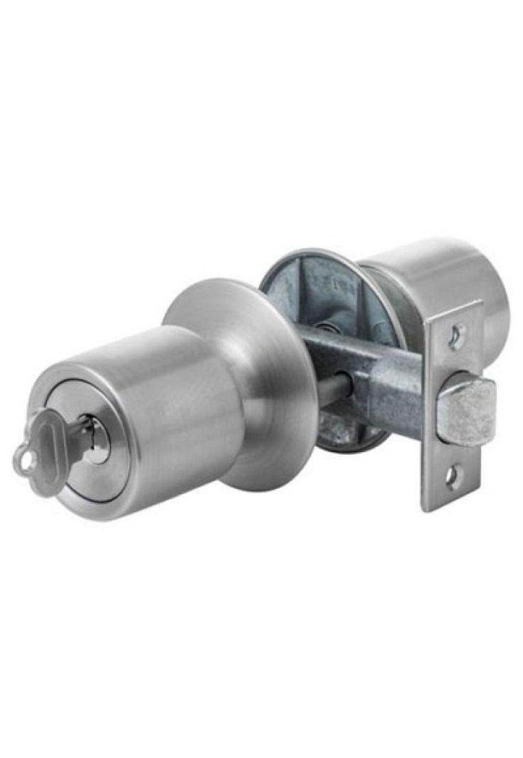 CERRADURA SCANAVINI 4041-CROMADO DOBLE CILINDRO Gris Espejado Plata