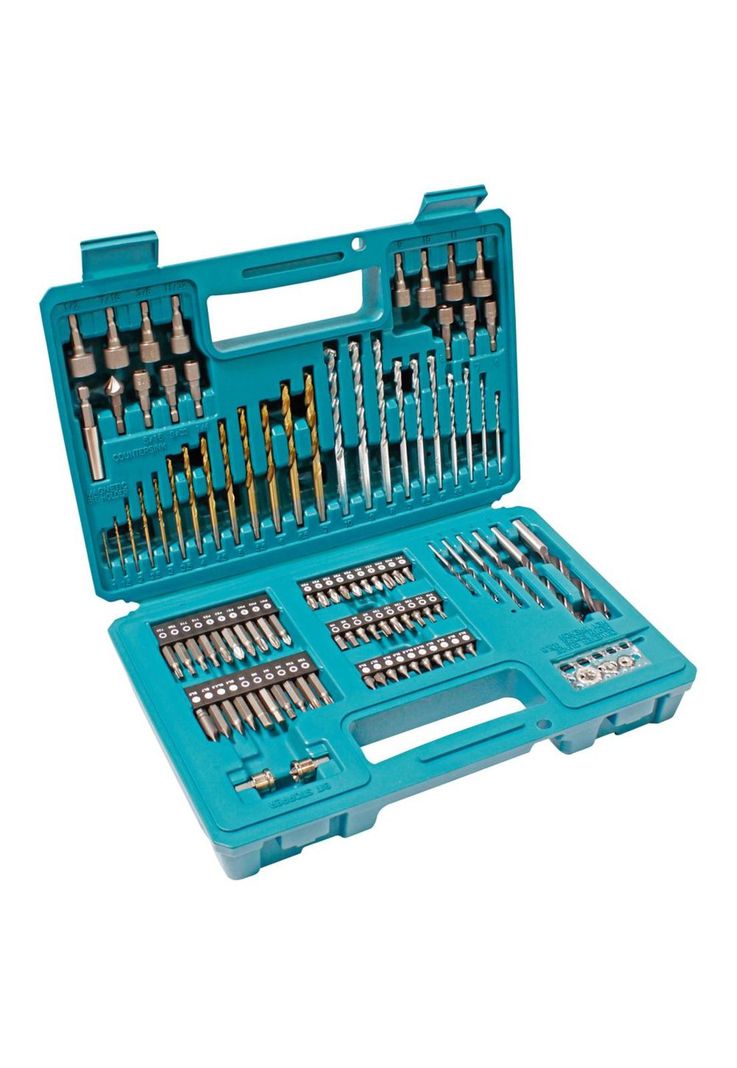 MALETA MAKITA B-68432 CON SET BROCAS Y PUNTAS MZ 102 PZAS-0