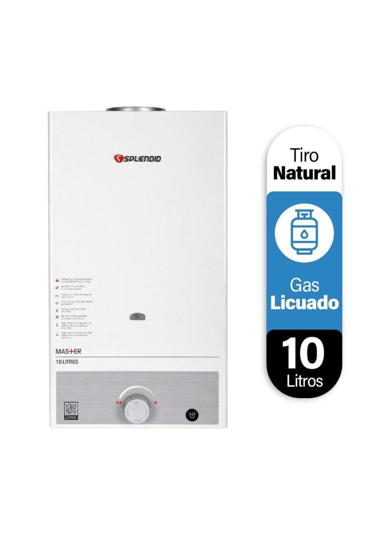 CALEFON SPLENDID GAS LICUADO 10L. IONIZADO-0