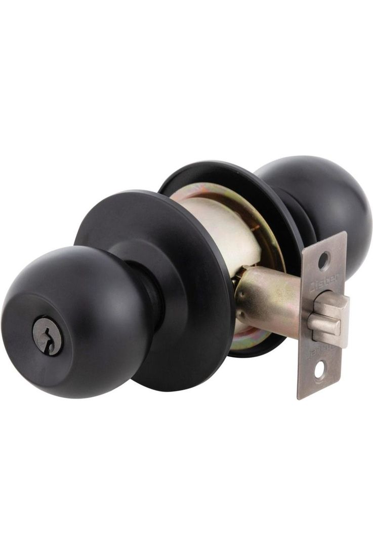 CERRADURA CILINDRICA  OISTER 101 BAÑO NEGRO-0