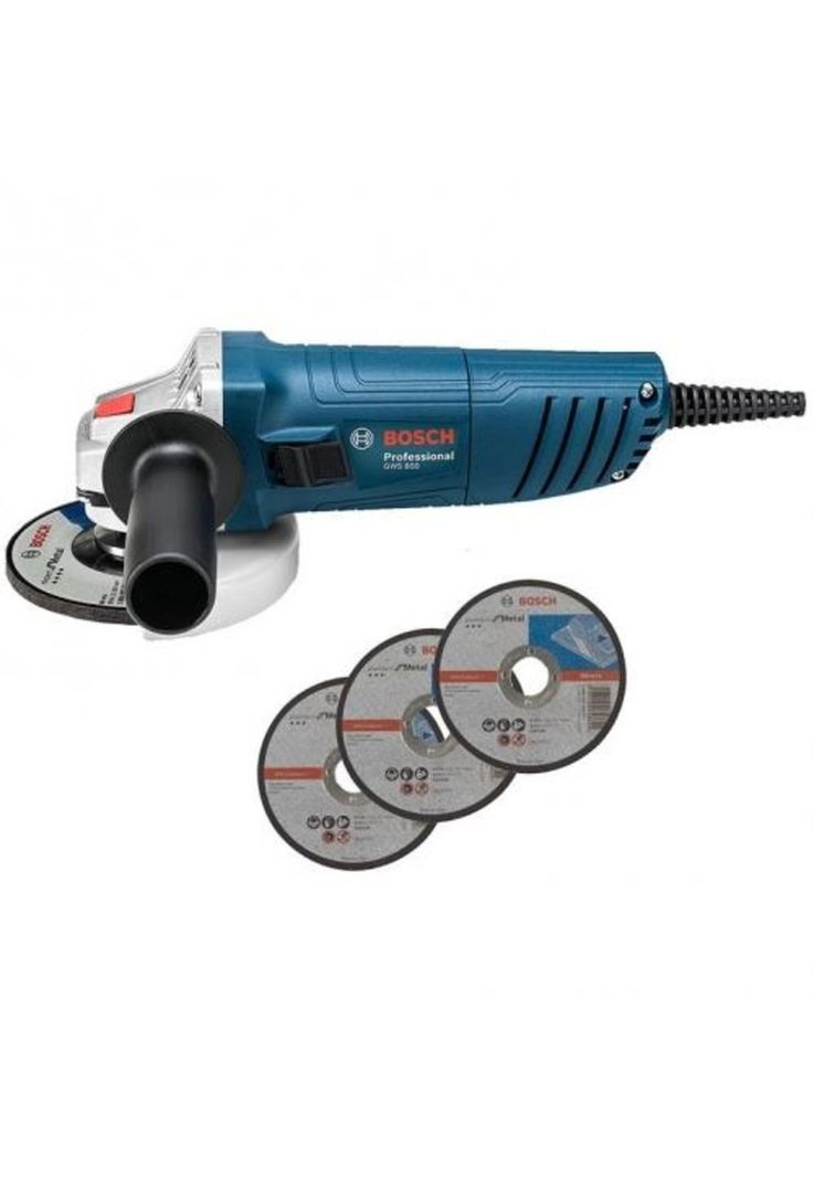ESMERIL ANGULAR BOSCH GWS 850 INCLUYE 3 DISCOS-0