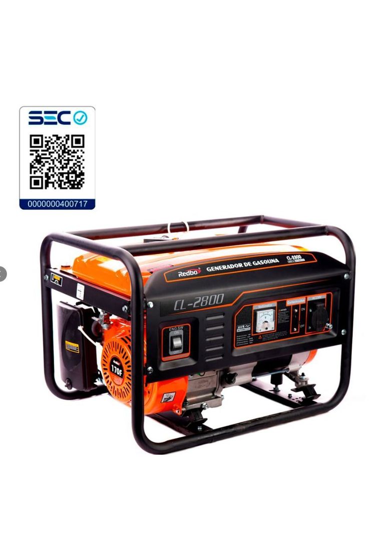 Generador Redbo CL-2800 Partida Manual 2800W Profesional-3