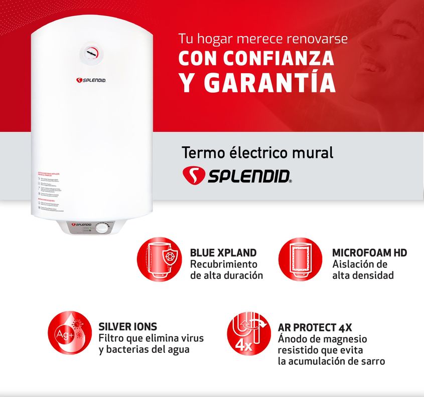 TERMO ELECTRICO COLGAR SPLENDID 50 LTS.-5