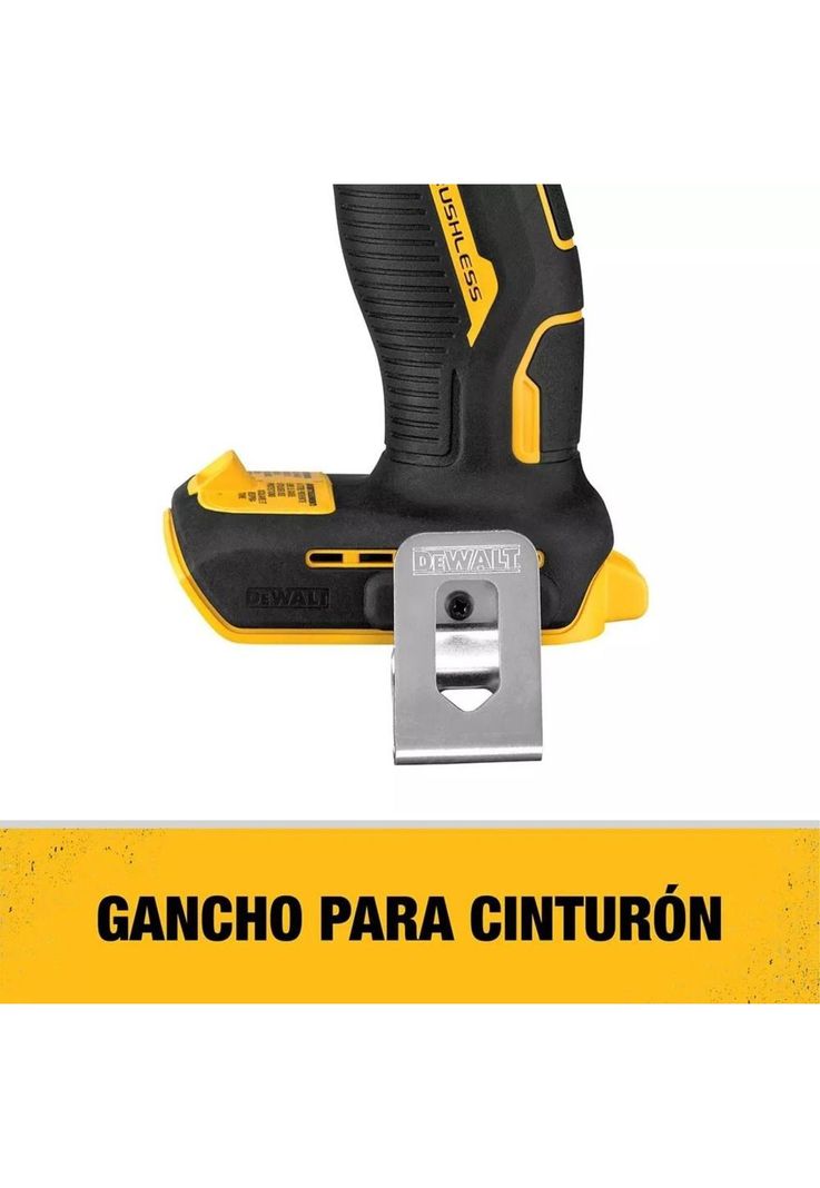 TALADRO ATORNILLADOR DEWALT DCD708D2-B2 ATOMIC 20V 1/2" + 2 BAT. 2.0AH +1 CARG-3