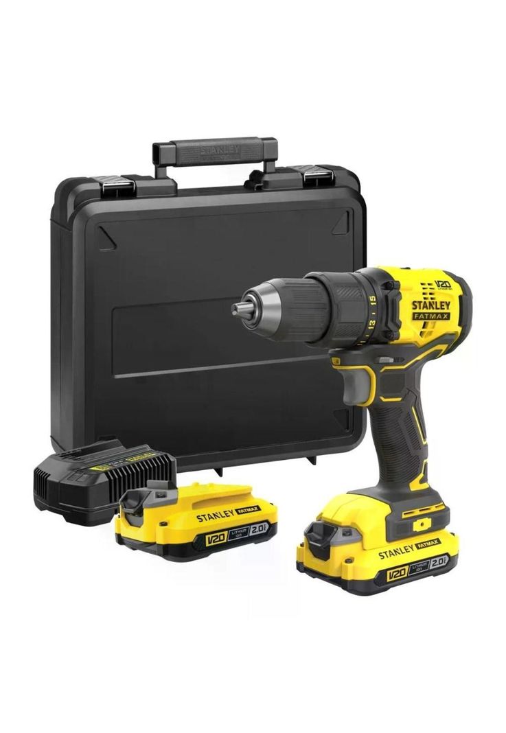 TALADRO ATOR.STANLEY FATMAX 13MM+2B 2A+C+MA SBD710D2K Amarillo