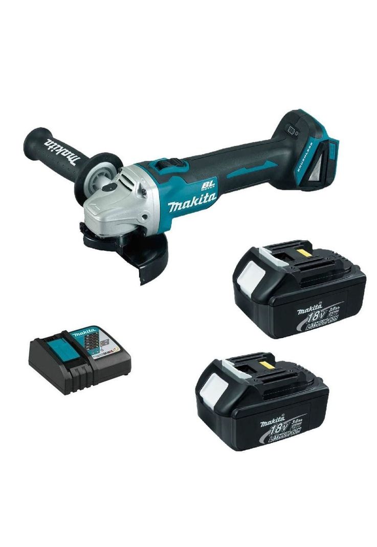 ESMERIL ANGULAR MAKITA DGA454RFE 4 1/2 18V+2 BAT 3.0A+ CARG-0