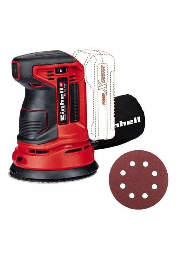 Lijadora Excéntrica Inalámbrica Einhell Te-rs 18 Li-solo-0