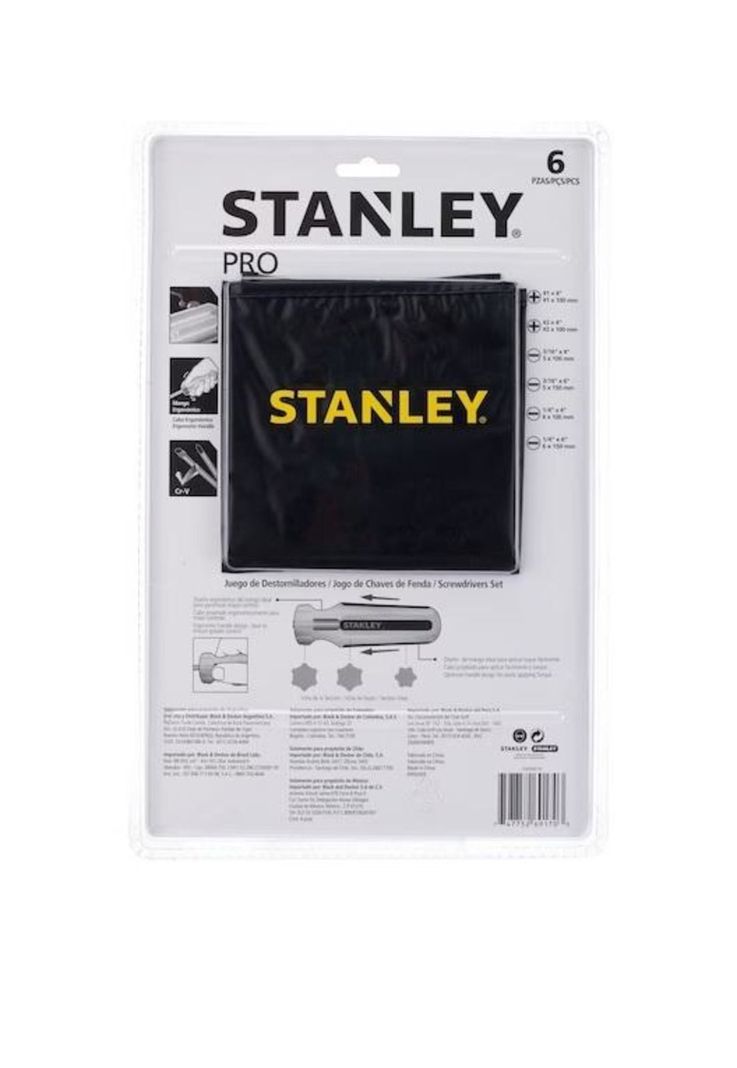 JUEGO 6 DESTORNILLADORES PRO (69170) STANLEY-1