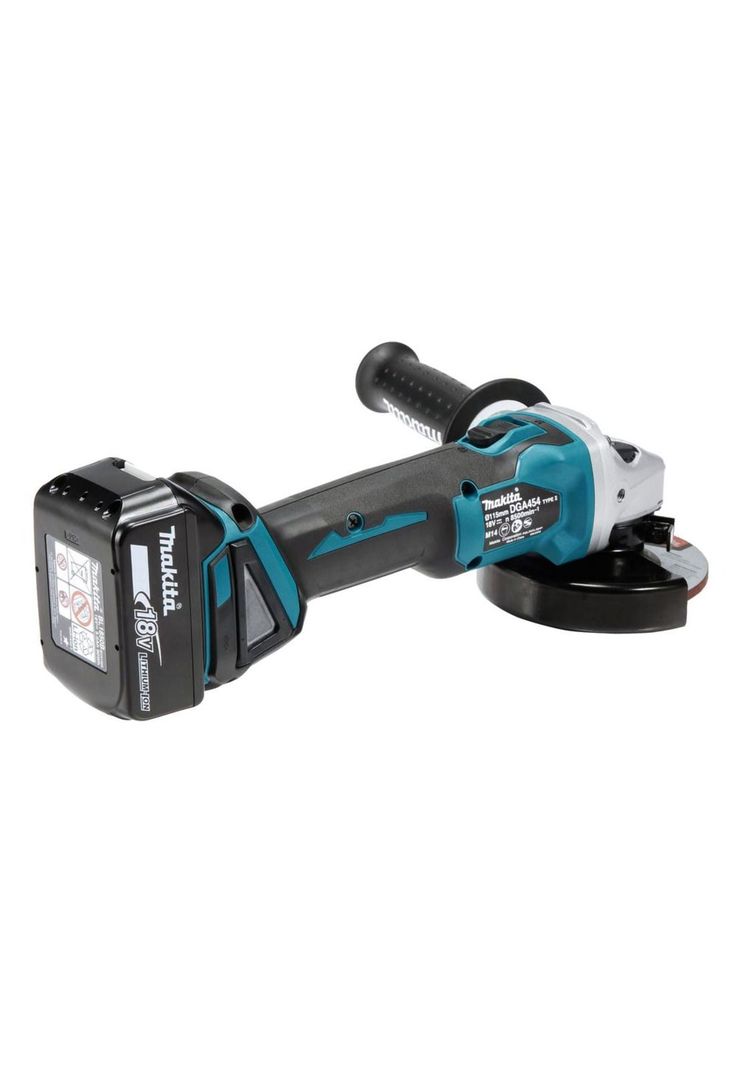 ESMERIL 4 1/2 MAKITA DGA454RF +1BAT 3AH+CARG 8500RPM-4