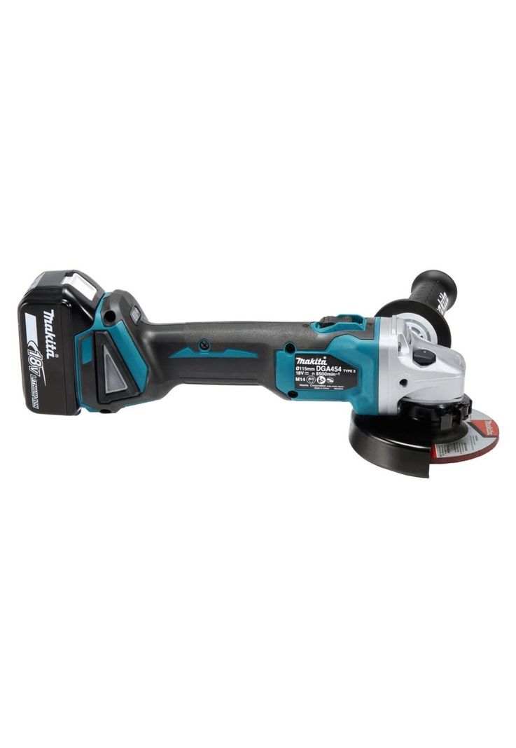 ESMERIL 4 1/2 MAKITA DGA454RF +1BAT 3AH+CARG 8500RPM-5