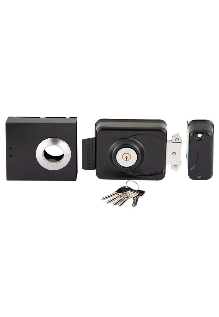CERRADURA SOBREP POLI ROBBUSTA 7300 ANTIP C/CAJA NEGRO