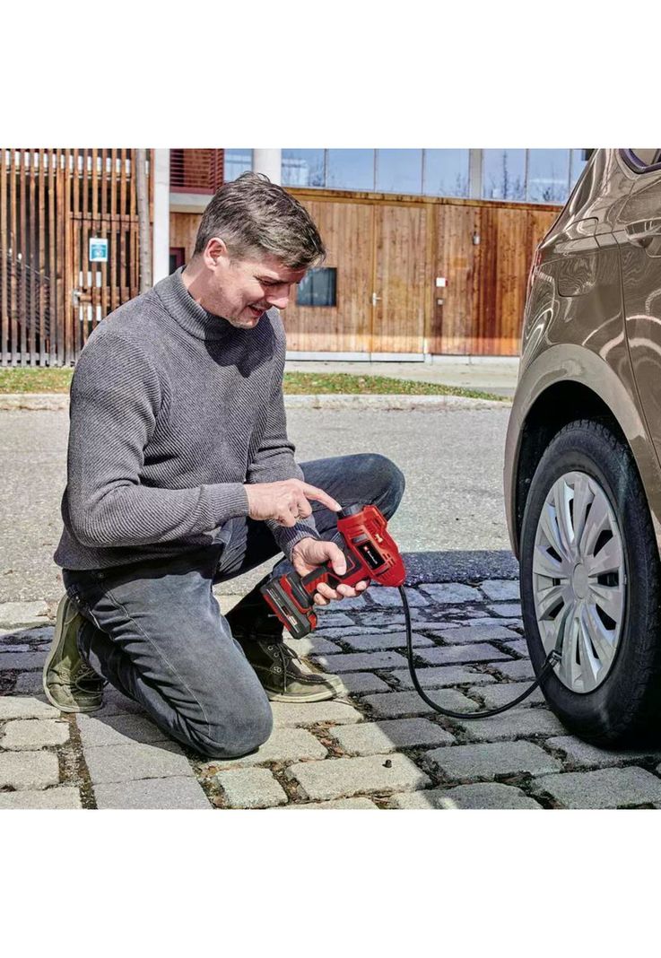 COMPRESOR INALAMBRICO EINHELL PARA VEHICULO CE-CC 18-LI SOLO-3