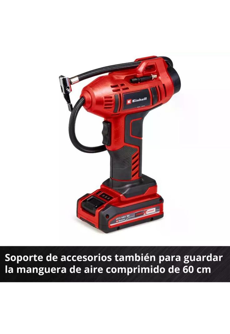 COMPRESOR INALAMBRICO EINHELL PARA VEHICULO CE-CC 18-LI SOLO-9
