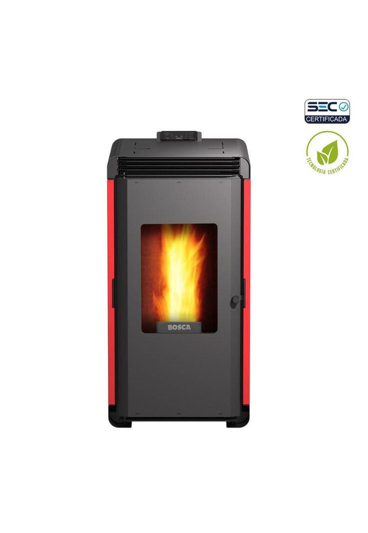 CALEFACTOR BOSCA A PELLET HERA ROJO-1