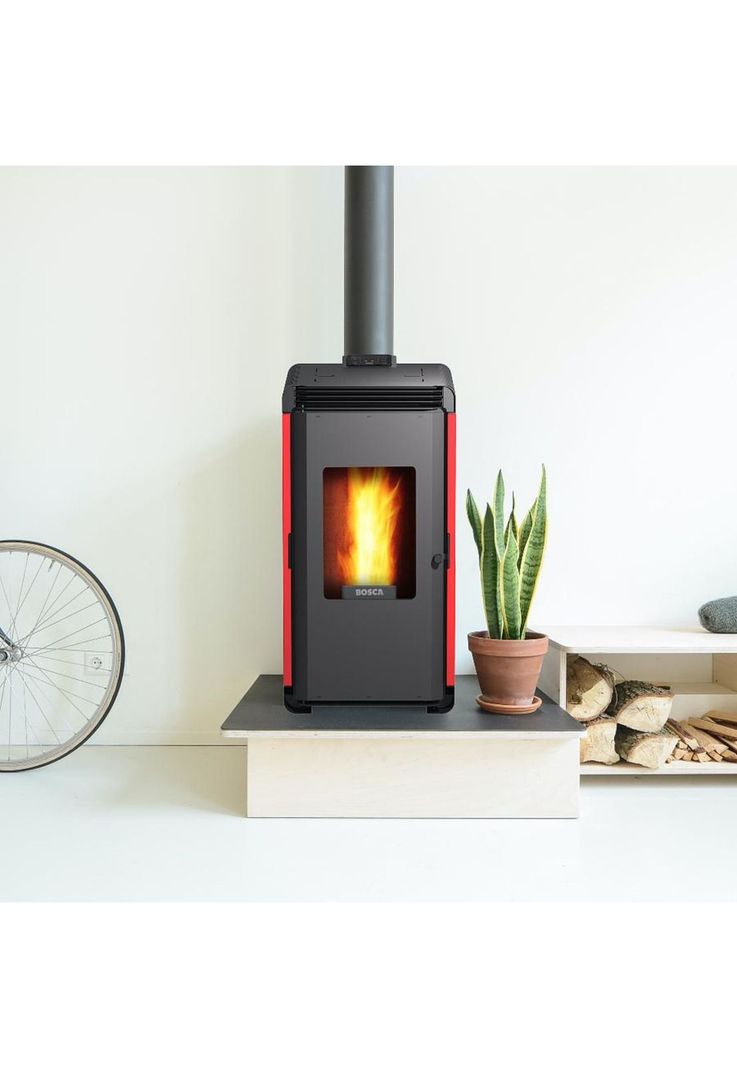 CALEFACTOR BOSCA A PELLET HERA ROJO-2