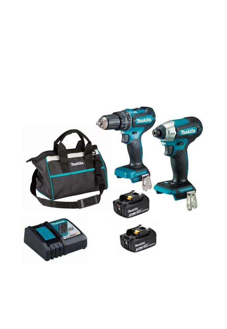 Kit Makita Taladro Perc Ator DHP485 +Atornillador Imp DTD157-0