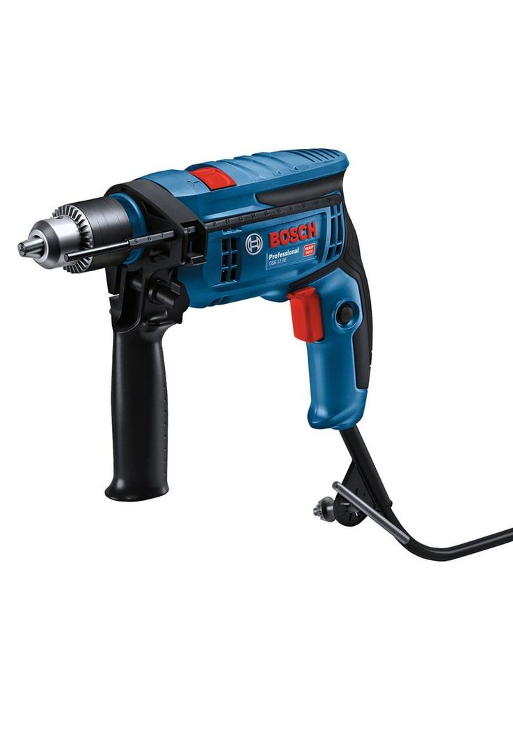 TALADRO PERCUTOR ATORNILLADOR BOSCH GSB 13 RE 650W + 23 ACC-1