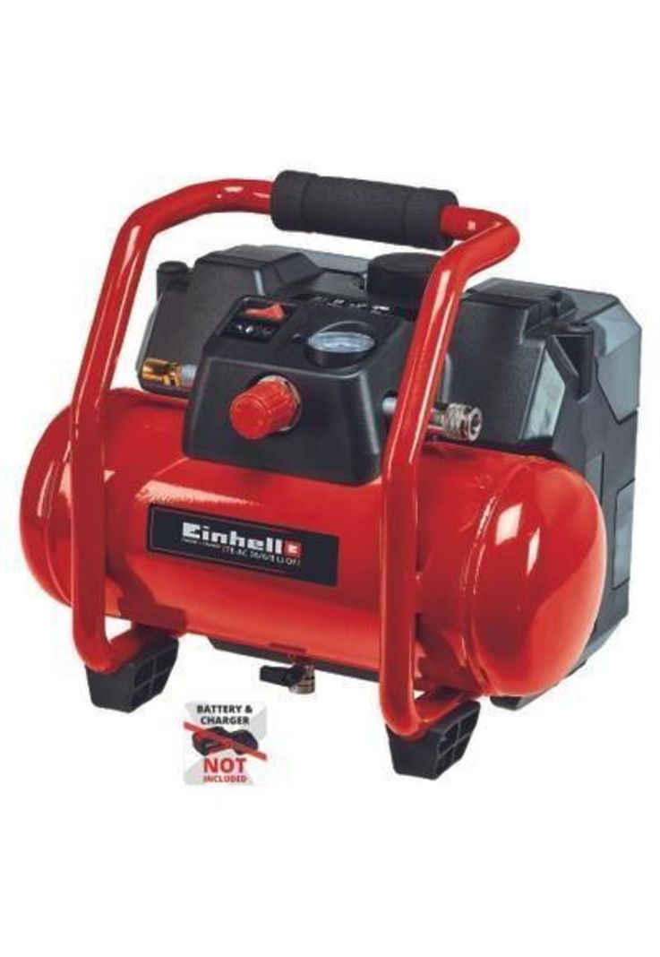 COMPRESOR INALAMBRICO EINHELL TE-AC 36/6/8 LI OF SET SOLO 36V-1