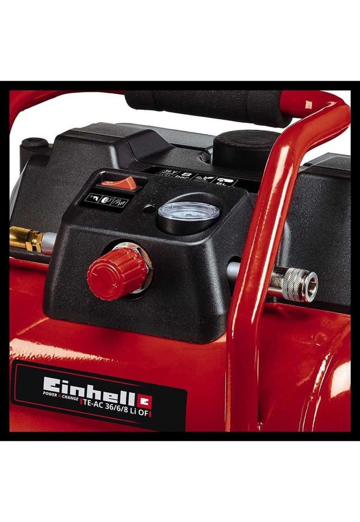 COMPRESOR INALAMBRICO EINHELL TE-AC 36/6/8 LI OF SET SOLO 36V-4