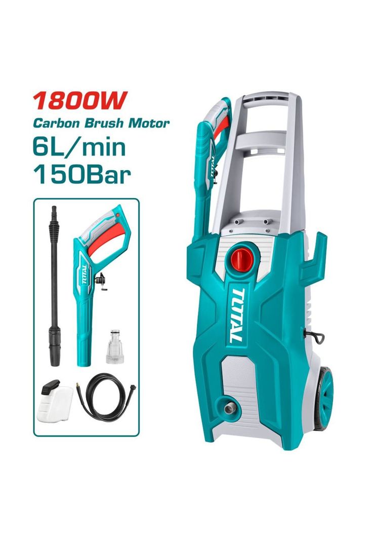 HIDROLAVADORA INDUSTRIAL TOTAL TGT11356 1800W 150 BAR-1