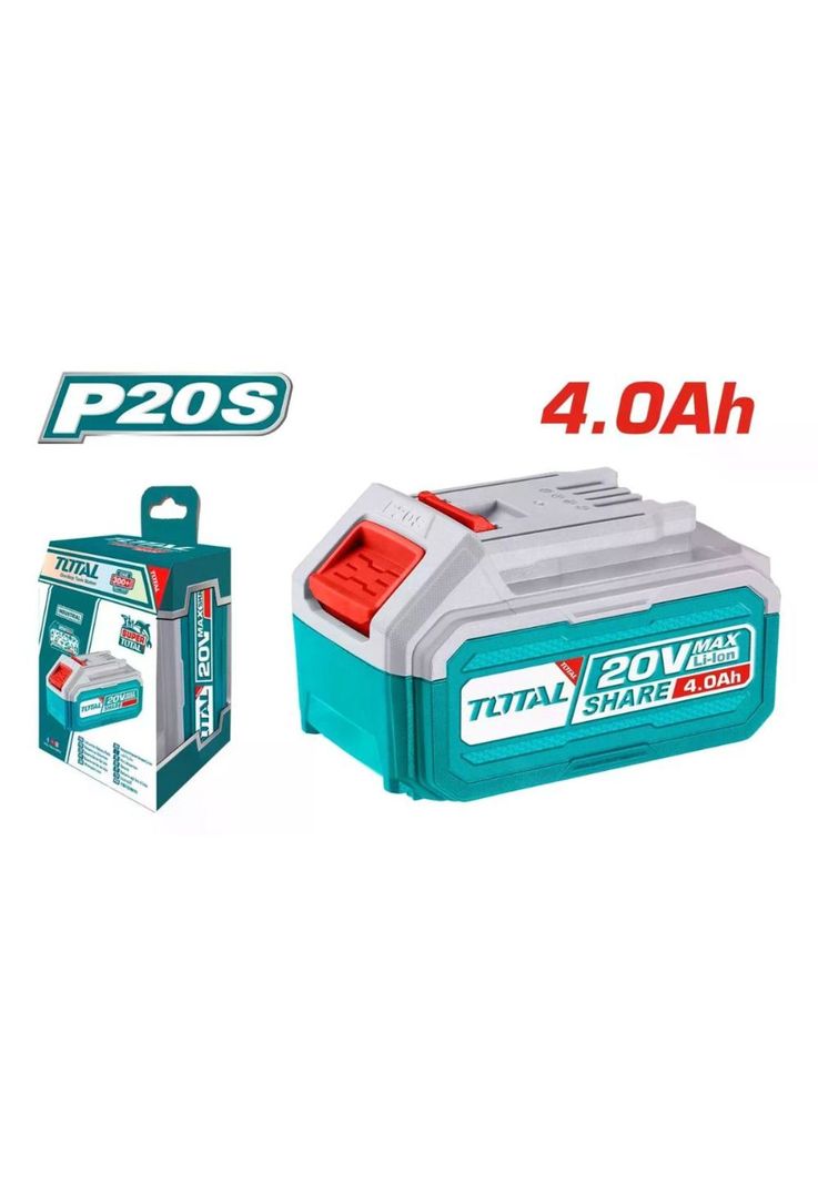BATERIA LITIO ION 20V 4.0AH SUPER TOTAL TFBLI20021 Azul