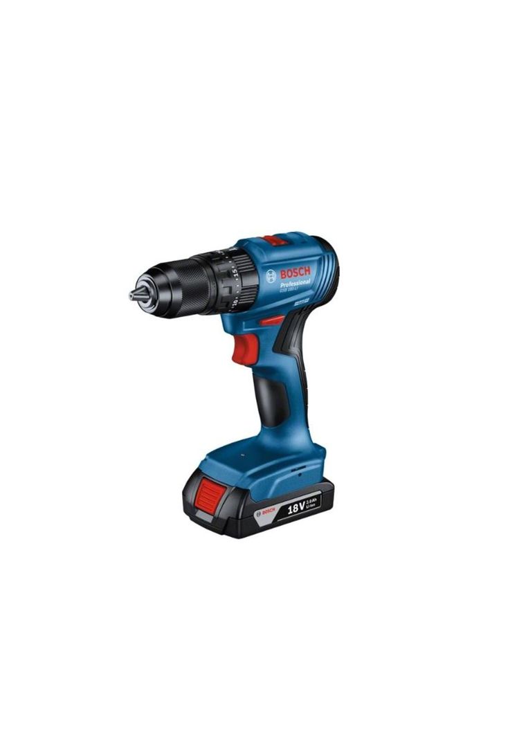 TALADRO PERCUTOR BOSCH GSB 185 LI 18V+1 BAT 2.0+CARG +MALET-1