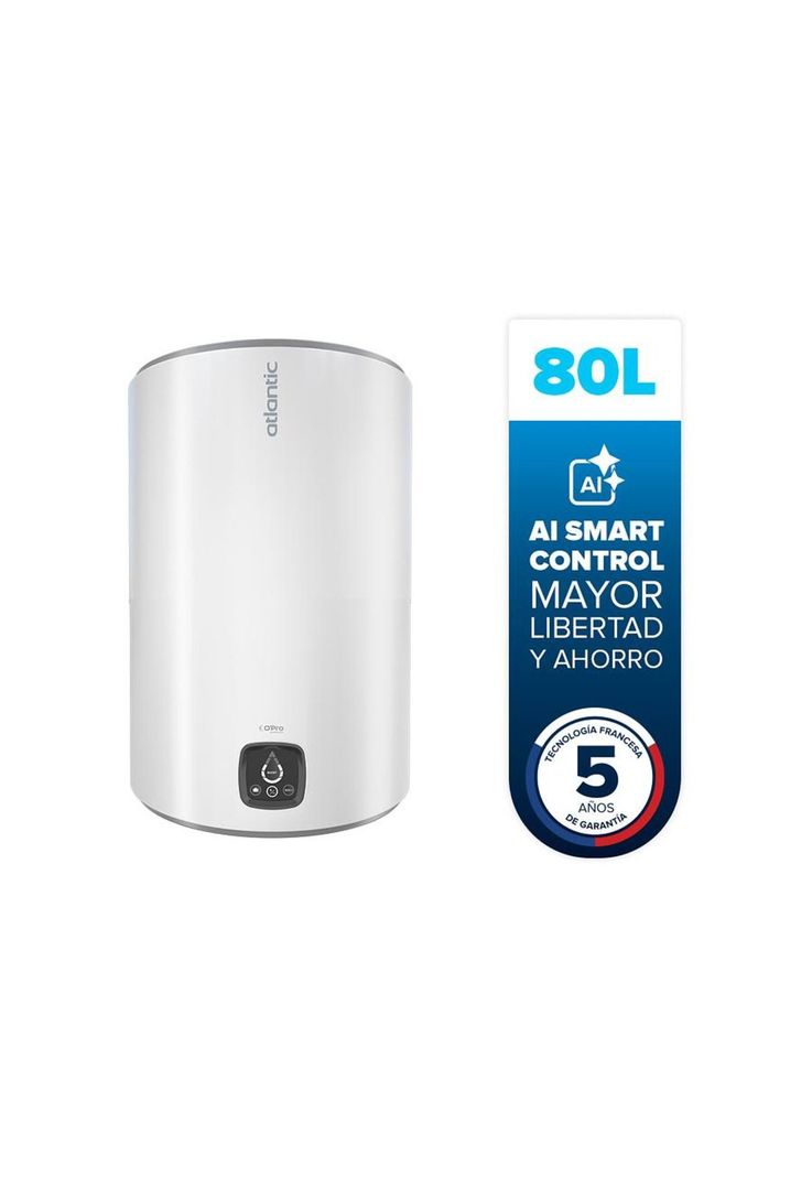 TERMO BOSCA ELEC.ATLANTIC GENIUS 80L-101030120 Blanco