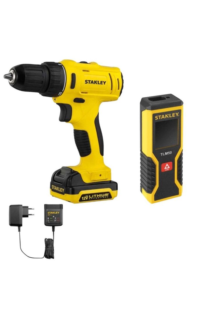 Kit Stanley SCHI121S2-KIT2 Taladro 12V + Medidor Laser 15M-0