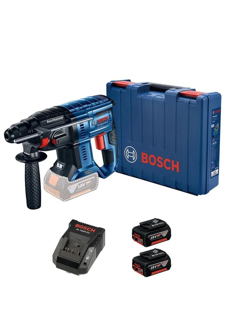 ROTOMARTILLO BOSCH 18V GBH 180LI + 2 BAT 4.0 AH + 1 CARG