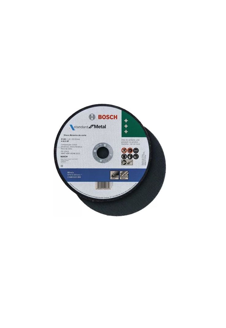 DISCO CORTE BOSCH INOX/METAL 7" 1,6 MM-2
