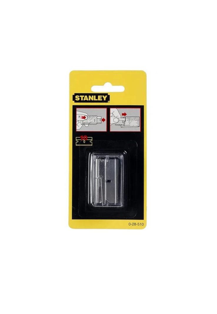 REPUESTO CUCHILLO RASPADOR STANLEY 28510 PAQUETE 10 UNIDADES ( PARA 28500)