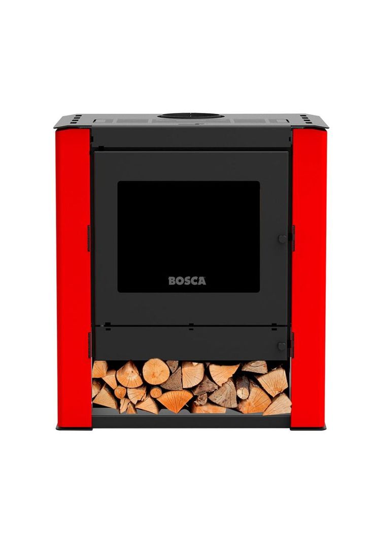 CALEFACTOR BOSCA A LEÑA GOLD 500 ROJO BV-0