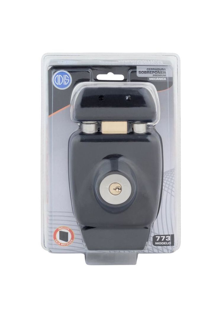 Cerradura Sobreponer Odis 773 Ne Con Caja Metalica-1