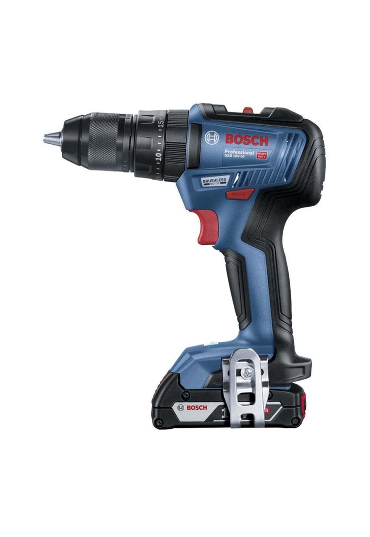 TALADRO BOSCH 13MM GSB 18V-50+2BAT 2.0 AH +CARG+MALETA+ACC-1