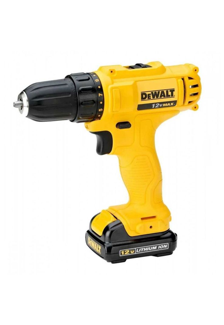 KIT DEWALT DCD700LC1 -KIT  TALADRO ROTACION 12V + BAT. 1.3AH + ACC. DWMTC15 + MALETÍN 15L-1