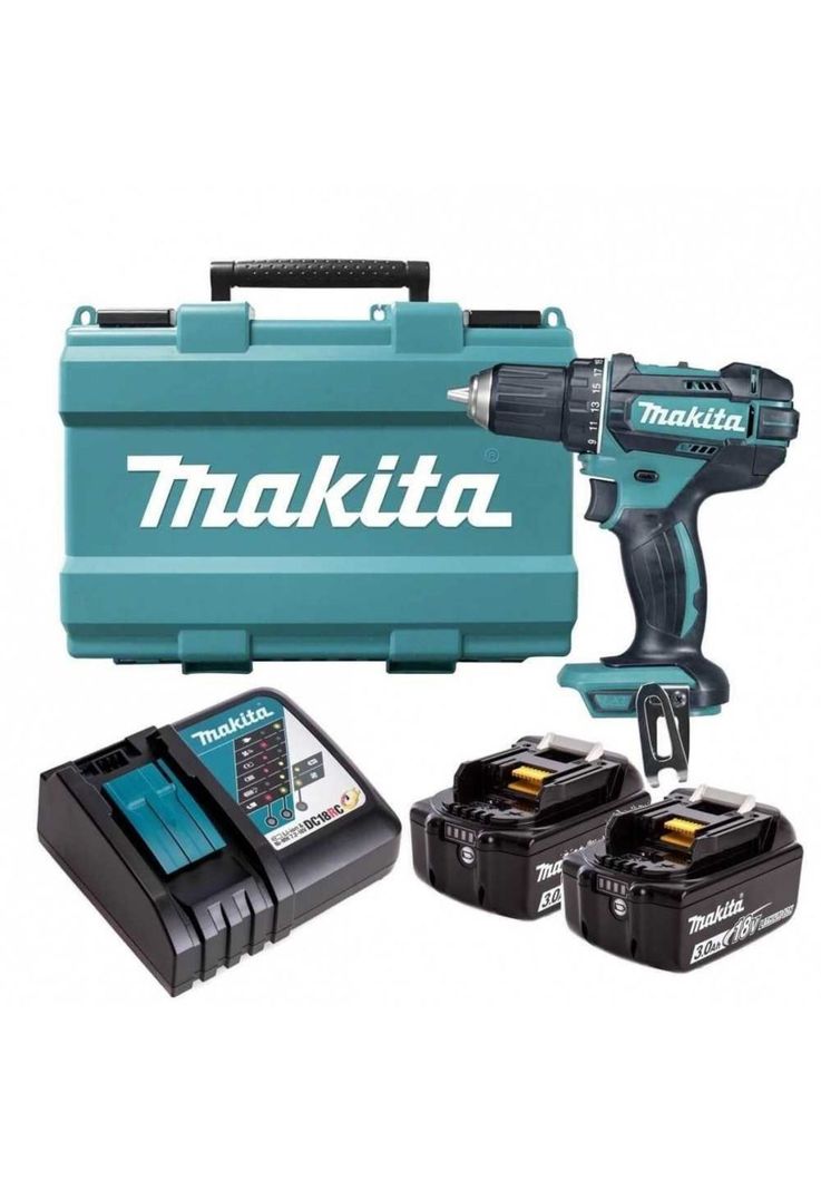 LLAVE DE IMPACTO MAKITA 1/2" 18V INALAMBRICA INCLUYE 2 BATERIA DE 3.0AH Y CARGADOR DTW181RFE-0