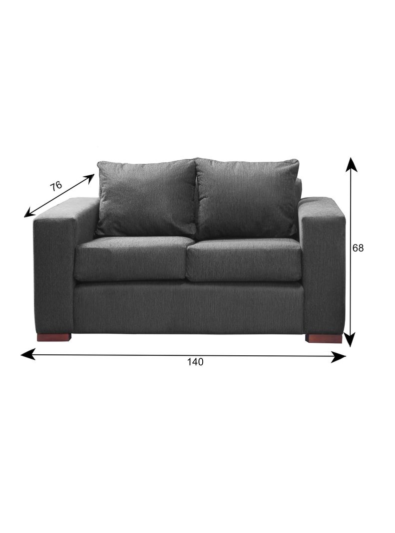 Sofa Cedric 2 Cuerpos Marengo-1