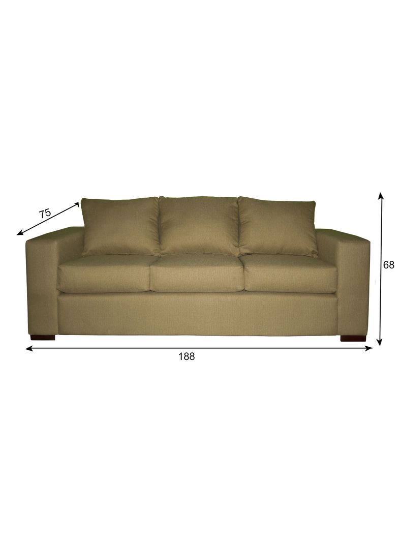 Sofa Cedric 3 Cuerpos Beige-1