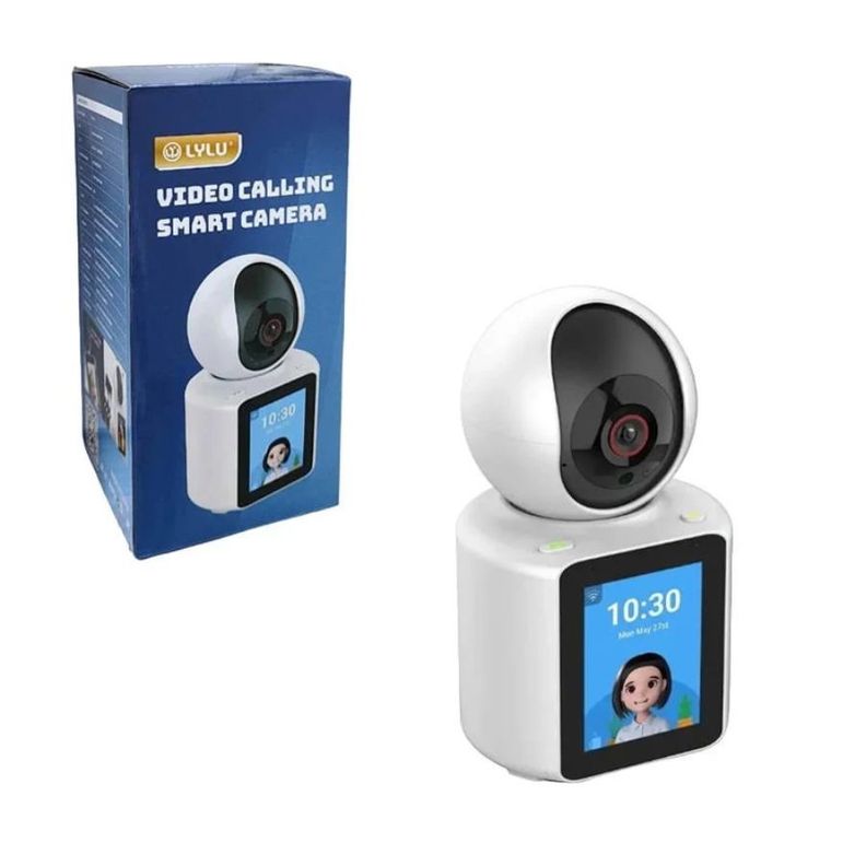 Camara Seguridad Con Pantalla Wifi Videollamada Monitoreo-2