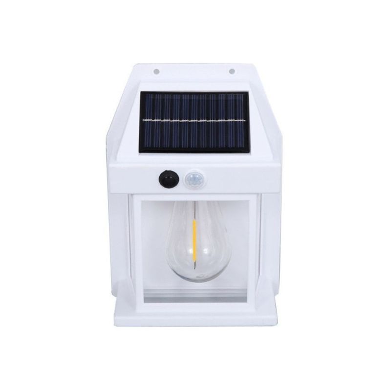 Aplique Lampara De Pared Solar Foco Sensor De Movimiento-0
