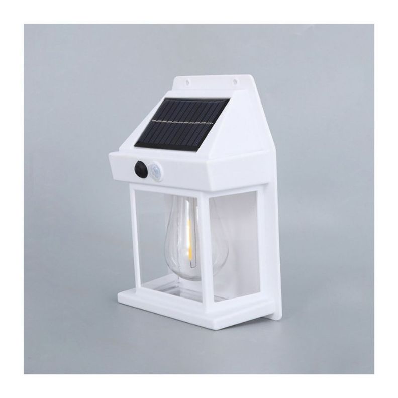 Aplique Lampara De Pared Solar Foco Sensor De Movimiento-1